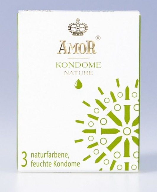 Классические презервативы AMOR Nature - 3 шт. - AMOR - купить с доставкой в Москве