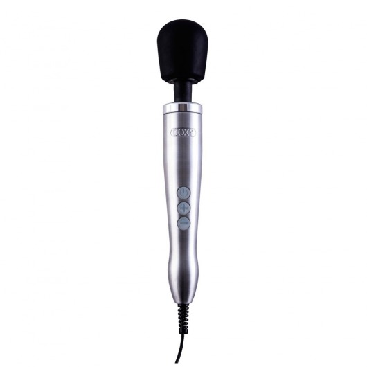 Серебристый вибратор Doxy Die Cast Wand Massager - 34 см. - Doxy