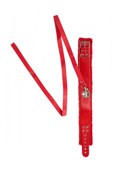 Красный ошейник Circus с поводком - Lola Games - купить с доставкой в Москве