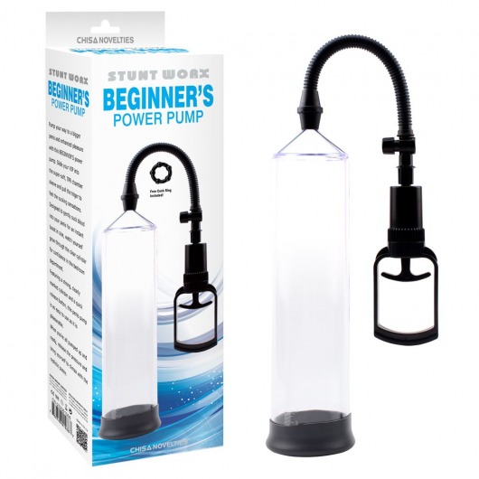 Прозрачная поршневая помпа Beginners Power Pump - Chisa - в Москве купить с доставкой