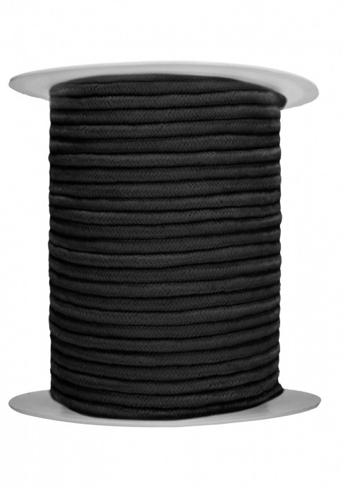 Черная веревка для связывания Bondage Rope - 100 м. - Shots Media BV - купить с доставкой в Москве