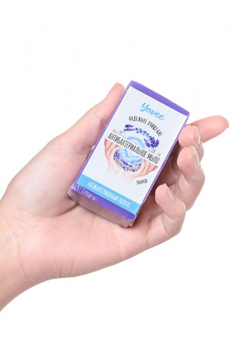 Антибактериальное мыло с ароматом лаванды - 80 гр. -  - Магазин феромонов в Москве