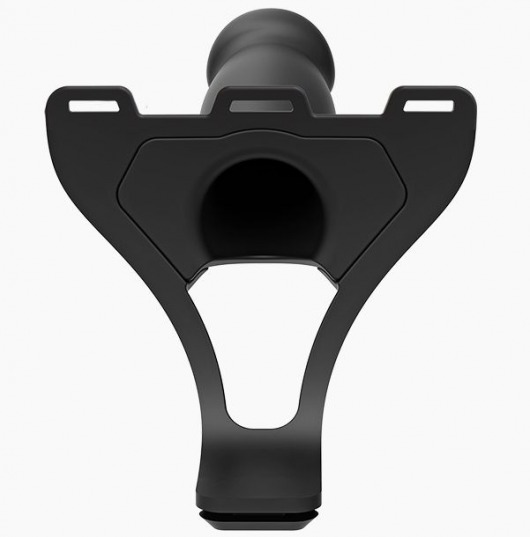 Черный пояс с 3 сменными полыми насадками BE Ready - 19, 20,3 и 17,8 см. - Doc Johnson - купить с доставкой в Москве