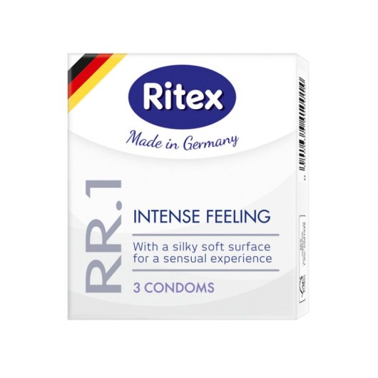 Классические презервативы RITEX INTENSE FEELING - 3 шт. - RITEX - купить с доставкой в Москве