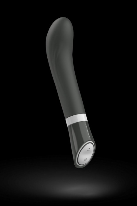 Черный G-стимулятор с вибрацией Bgood Deluxe Curve - 19,3 см. - B Swish