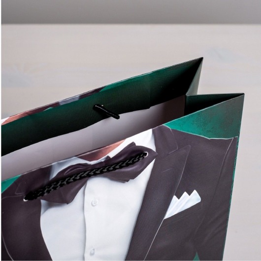 Бумажный пакет «Лучшему!» - 23 х 27 см. - Сима-Ленд - купить с доставкой в Москве