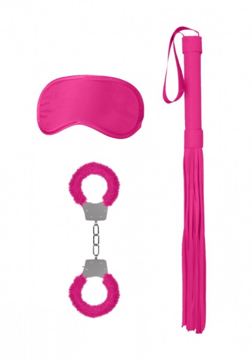 Розовый набор для бондажа Introductory Bondage Kit №1 - Shots Media BV - купить с доставкой в Москве
