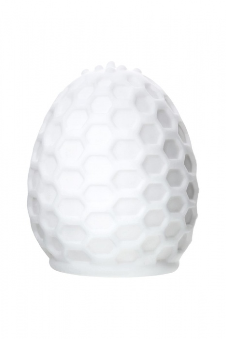 Белый рельефный мастурбатор Pufl - A-toys - в Москве купить с доставкой