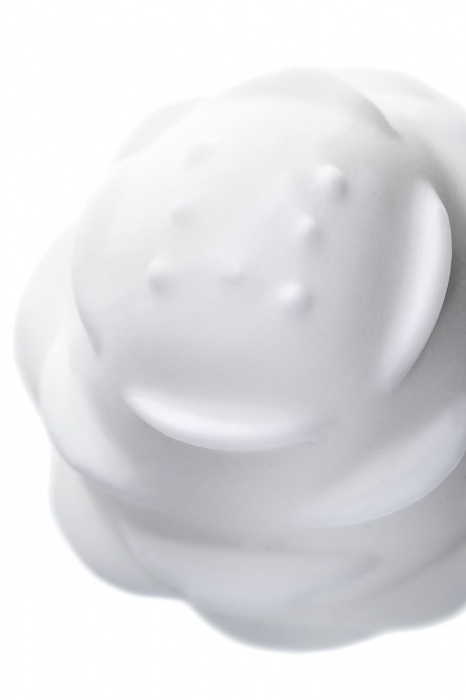 Белый рельефный мастурбатор Pufl - A-toys - в Москве купить с доставкой