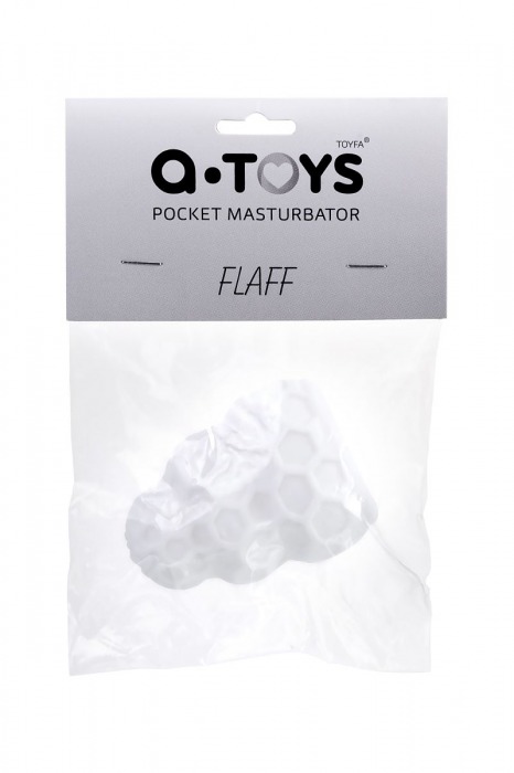 Белый рельефный мастурбатор Flaff - A-toys - в Москве купить с доставкой