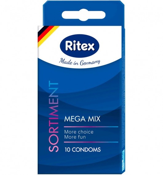 Микс презервативов RITEX SORTIMENT - 10 шт. - RITEX - купить с доставкой в Москве