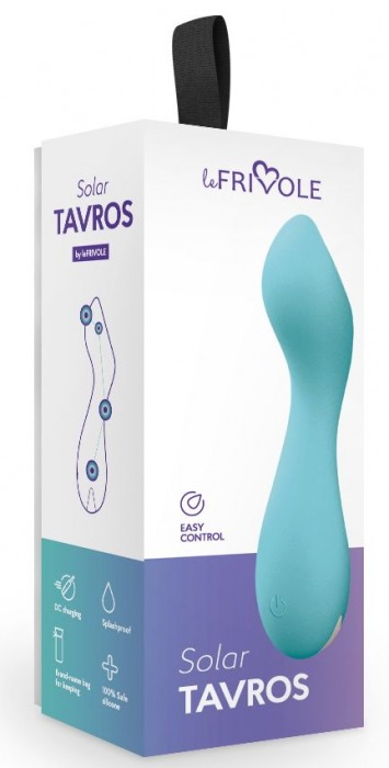 Голубой мини-вибратор Tarvos - 11,7 см. - Le Frivole