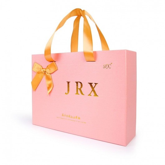 Ярко-розовый реалистичный вибратор-кролик JRX - 25 см. - A-LOVING
