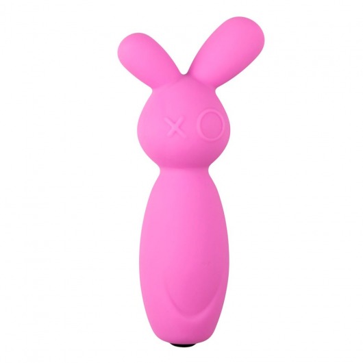 Розовый мини-вибратор Mini Bunny Vibe - 8 см. - Easy toys