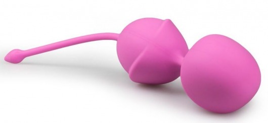 Розовые вагинальные шарики Jiggle Mouse - Easy toys