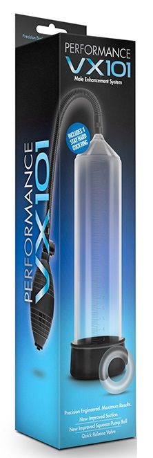 Прозрачная вакуумная помпа VX101 Male Enhancement Pump - Blush Novelties - в Москве купить с доставкой
