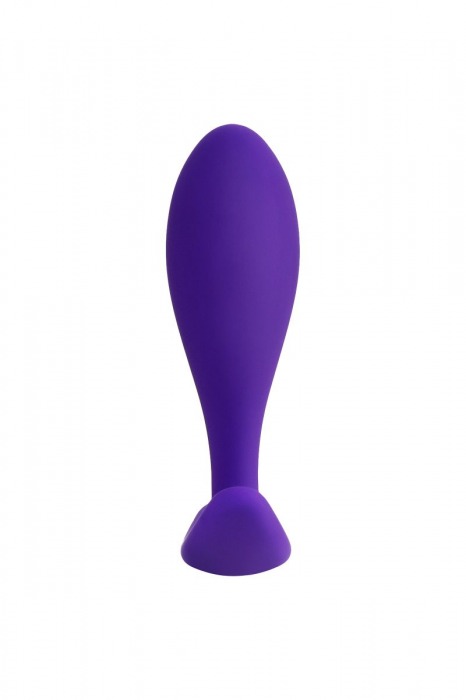 Фиолетовая удлиненная анальная втулка  - 7,2 см. - Штучки-дрючки