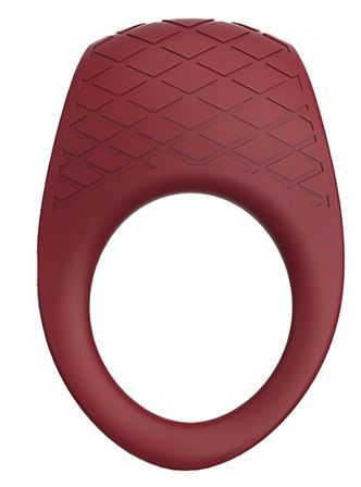 Бордовое эрекционное виброкольцо Ivy - Dream Toys - в Москве купить с доставкой