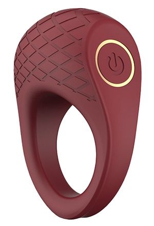 Бордовое эрекционное виброкольцо Ivy - Dream Toys - в Москве купить с доставкой