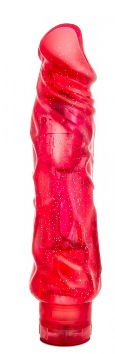 Красный вибратор-реалистик Lucifer Sam - 22,86 см. - Blush Novelties