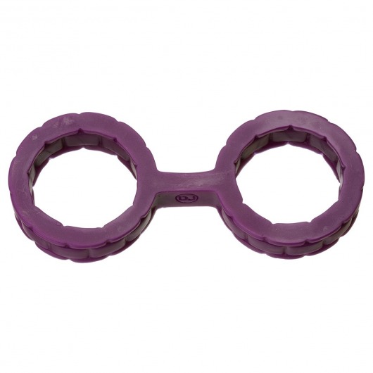 Фиолетовые силиконовые наручники Style Bondage Silicone Cuffs Small - Doc Johnson - купить с доставкой в Москве