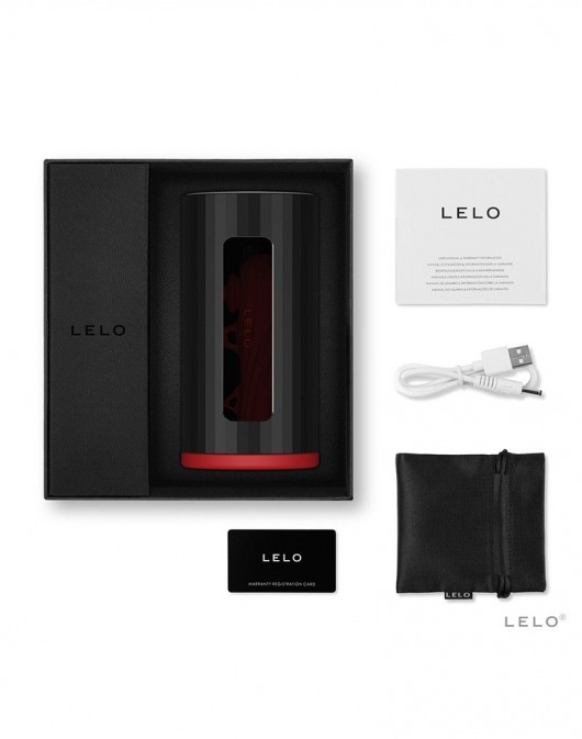 Черно-красный мастурбатор Lelo F1S V2 - Lelo - в Москве купить с доставкой