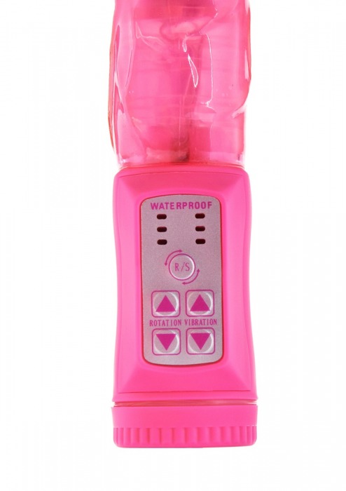 Розовый вибратор PLOWBOY ROTATING VIBRATOR - 22 см. - Toy Joy