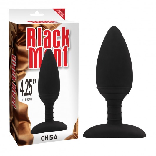 Черная анальная вибровтулка Anal Libido - 12,2 см. - Chisa