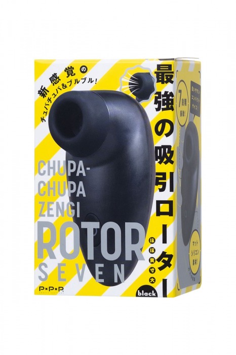 Черный вакуумный cтимулятор клитора PPP CHUPA-CHUPA ZENGI ROTOR - PPP