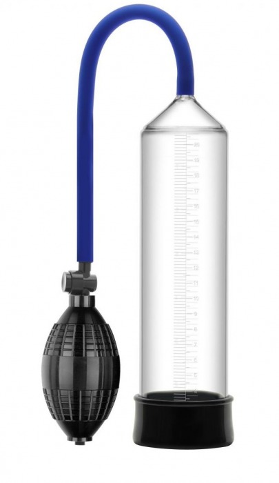 Прозрачная вакуумная помпа Erozon Penis Pump с грушей - Erozon - в Москве купить с доставкой
