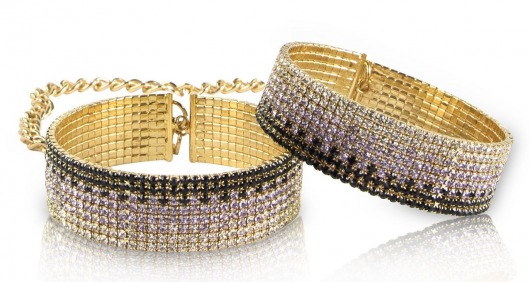 Золотистые наручники Diamond Handcuffs Liz - Rianne S - купить с доставкой в Москве