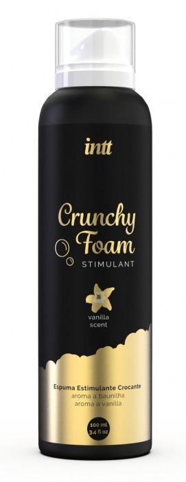 Пенка для массажа Crunchy Foam Stimulant Vanilla - 100 мл. - INTT - купить с доставкой в Москве