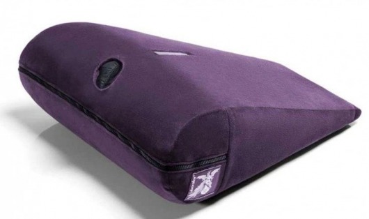 Фиолетовая малая подушка для любви R-Axis Magic Wand с отверстием под вибратор - Liberator - купить с доставкой в Москве