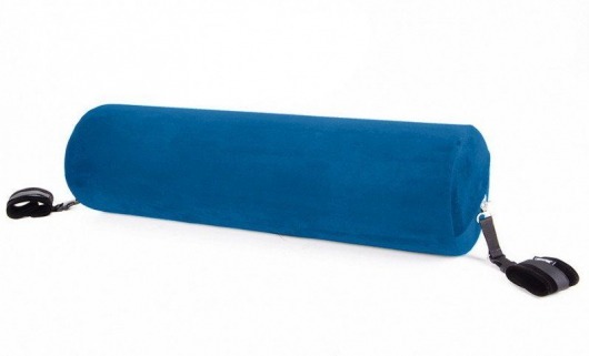 Синяя вельветовая подушка для любви Liberator Retail Whirl - Liberator - купить с доставкой в Москве