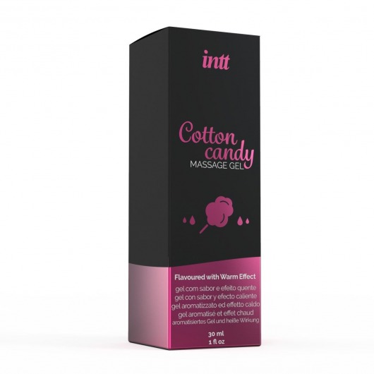 Массажный гель с согревающим эффектом Cotton Candy - 30 мл. - INTT - купить с доставкой в Москве