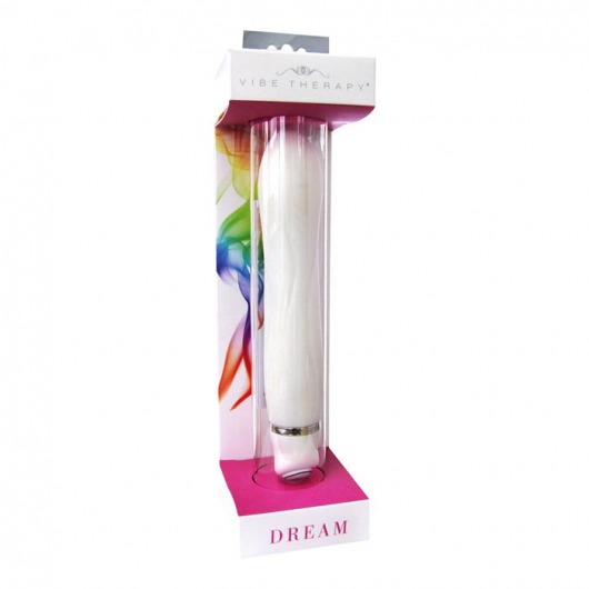 Белый вибратор VIBE THERAPY DREAM из силикона - 16 см. - Vibe Therapy