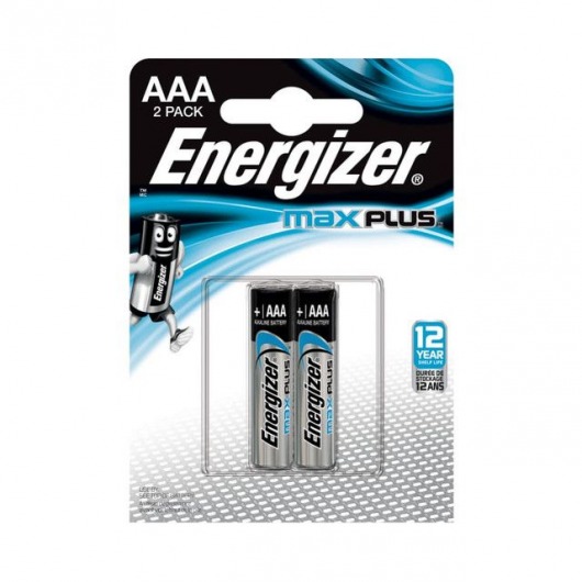 Батарейки Energizer MAX PLUS LR03/E92 AAA 1.5V - 2 шт. - Energizer - купить с доставкой в Москве