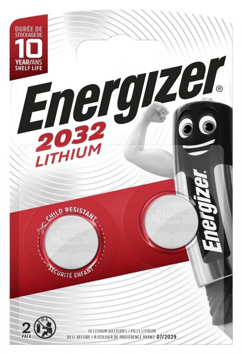 Батарейки Energizer Lithium CR2032 3V - 2 шт. - Energizer - купить с доставкой в Москве