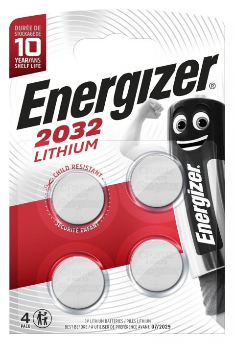 Батарейки Energizer Lithium CR2032 3V - 4 шт. - Energizer - купить с доставкой в Москве