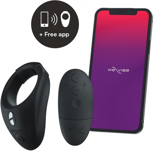 Черное эрекционное кольцо для ношения We-Vibe Bond - We-vibe - в Москве купить с доставкой