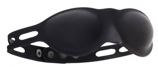 Черная плотная силиконовая маска - ToyFa - купить с доставкой в Москве