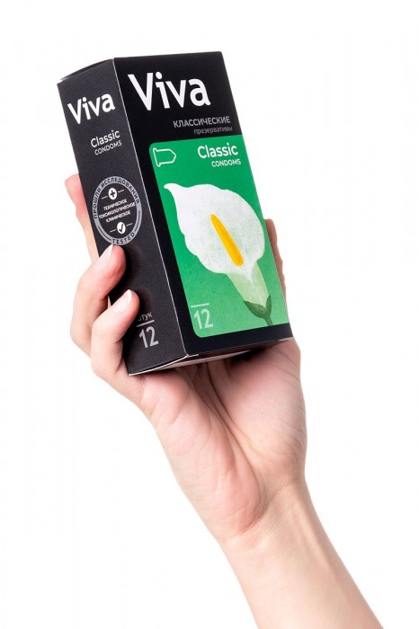 Классические презервативы VIVA Classic - 12 шт. - VIZIT - купить с доставкой в Москве