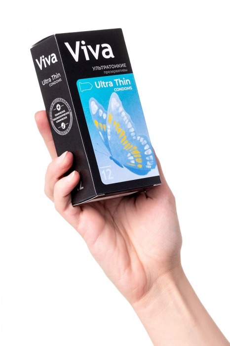 Ультратонкие презервативы VIVA Ultra Thin - 12 шт. - VIZIT - купить с доставкой в Москве