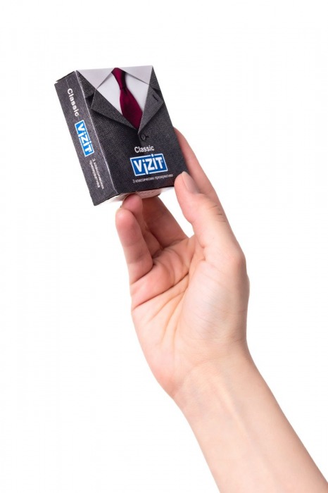 Классические презервативы VIZIT Classic - 3 шт. - VIZIT - купить с доставкой в Москве