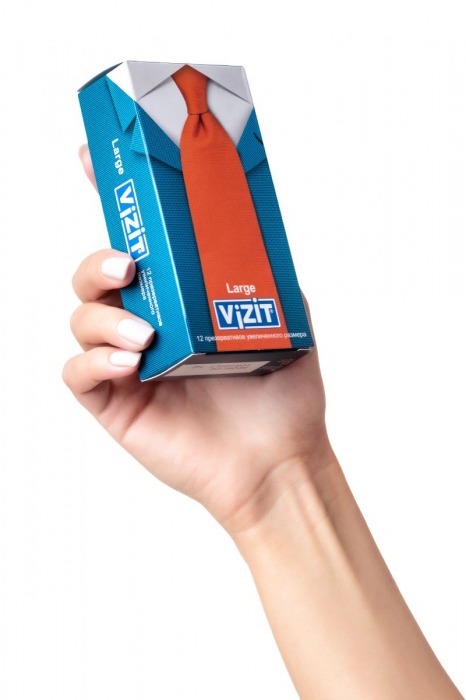 Презервативы VIZIT Large увеличенного размера - 12 шт. - VIZIT - купить с доставкой в Москве