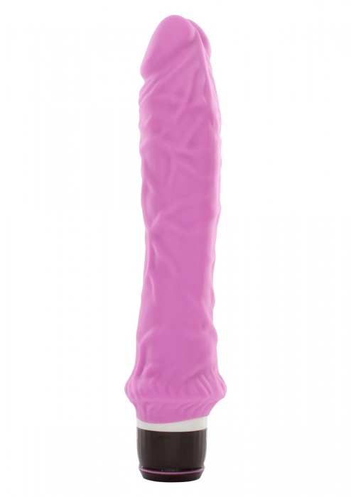 Большой розовый вибратор CLASSIC LARGE - 24,5 см. - Seven Creations