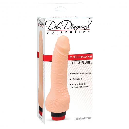 Вибратор Debi Diamond Collection 3 - 21,5 см. - Pipedream