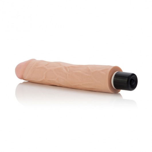 Реалистичный телесный вибратор Ez Bend Stud - 20 см. - California Exotic Novelties
