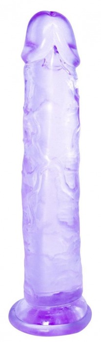 Фиолетовый фаллоимитатор Distortion - 18 см. - Lola Games