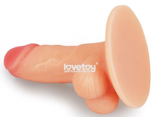 Телесный пенис-сувенир Universal Pecker Stand Holder - Lovetoy - купить с доставкой в Москве